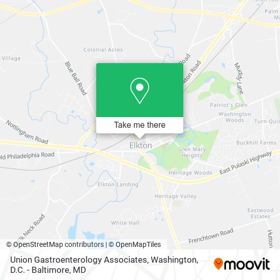 Mapa de Union Gastroenterology Associates
