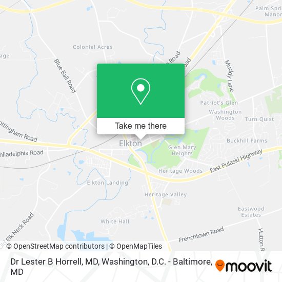 Mapa de Dr Lester B Horrell, MD