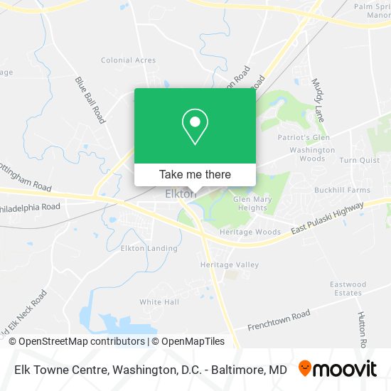 Mapa de Elk Towne Centre