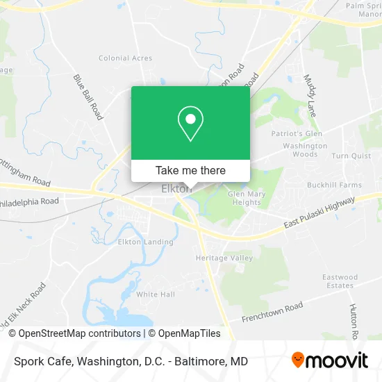 Spork Cafe map