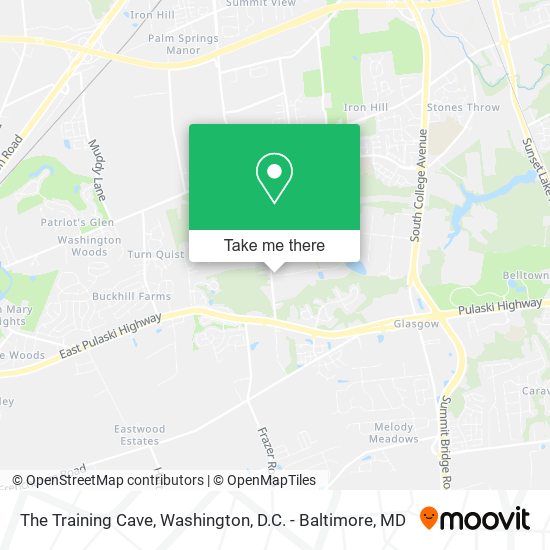 The Training Cave map