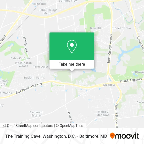 The Training Cave map