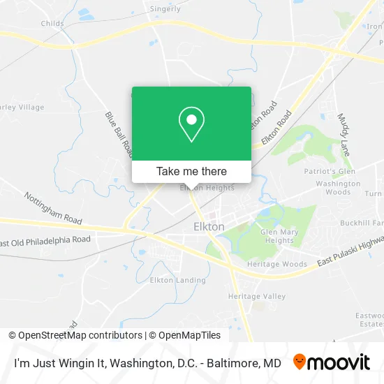 I'm Just Wingin It map