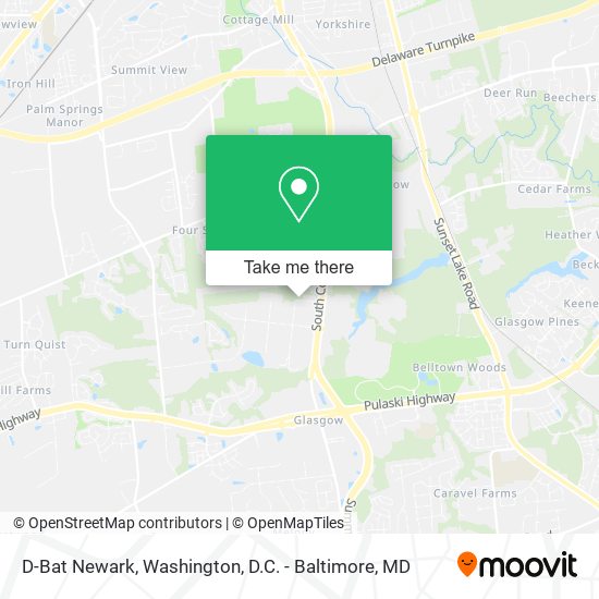 Mapa de D-Bat Newark