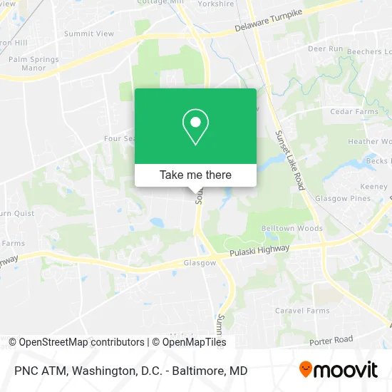 PNC ATM map