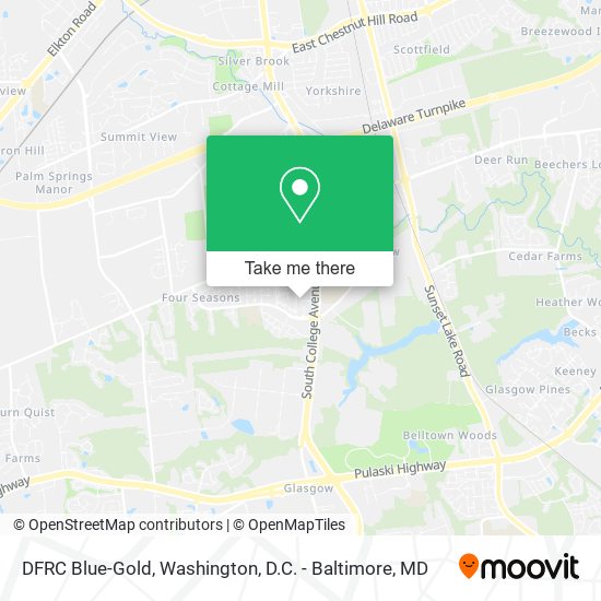 Mapa de DFRC Blue-Gold