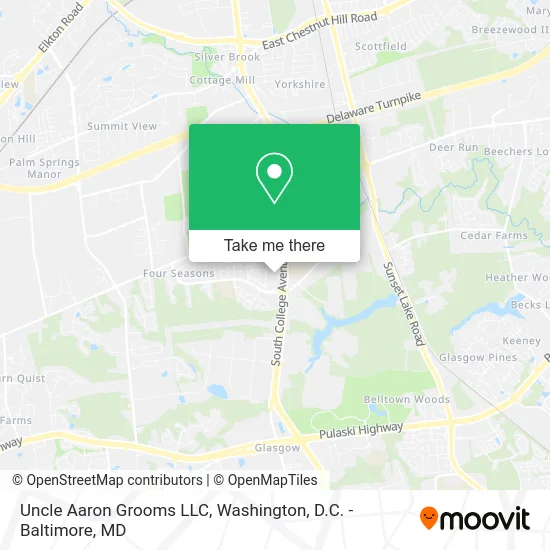 Uncle Aaron Grooms LLC map