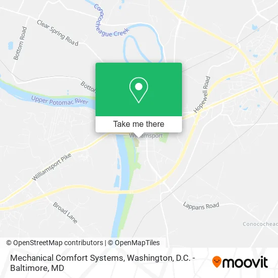 Mechanical Comfort Systems map
