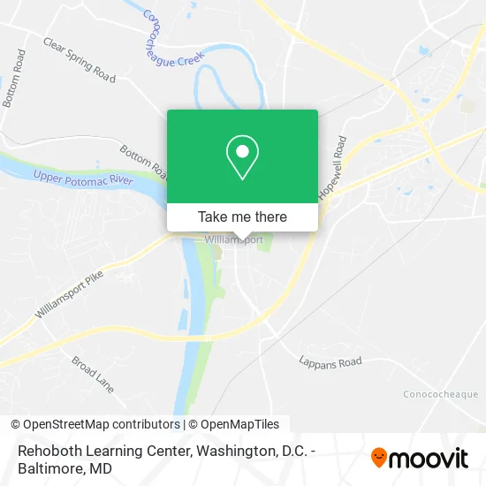 Rehoboth Learning Center map
