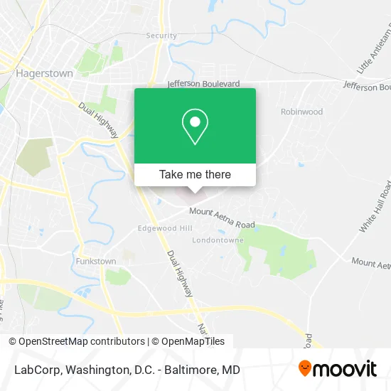 LabCorp map