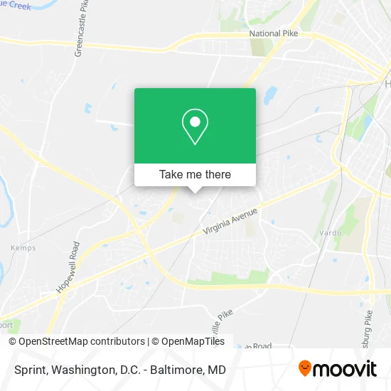 Mapa de Sprint