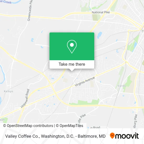 Valley Coffee Co. map