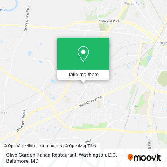 Olive Garden Italian Restaurant map