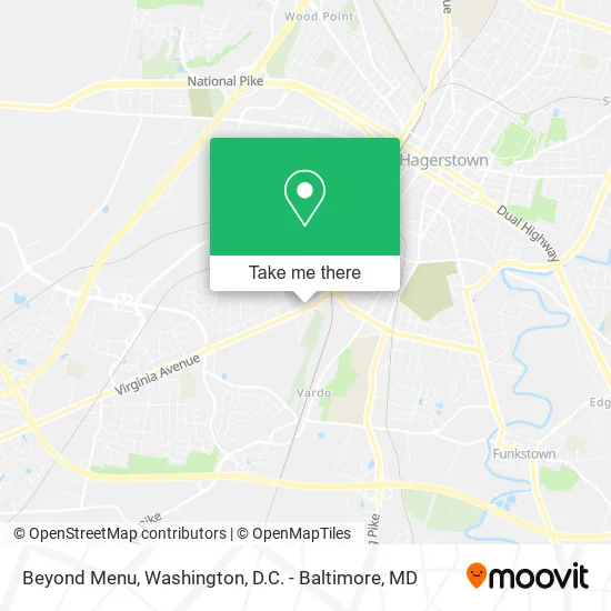 Beyond Menu map