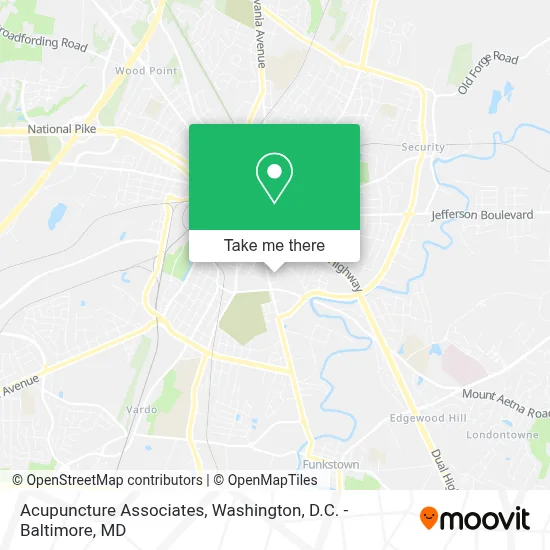 Acupuncture Associates map