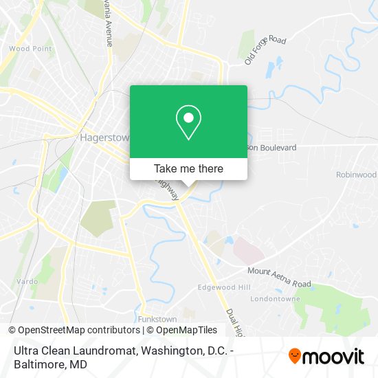 Ultra Clean Laundromat map