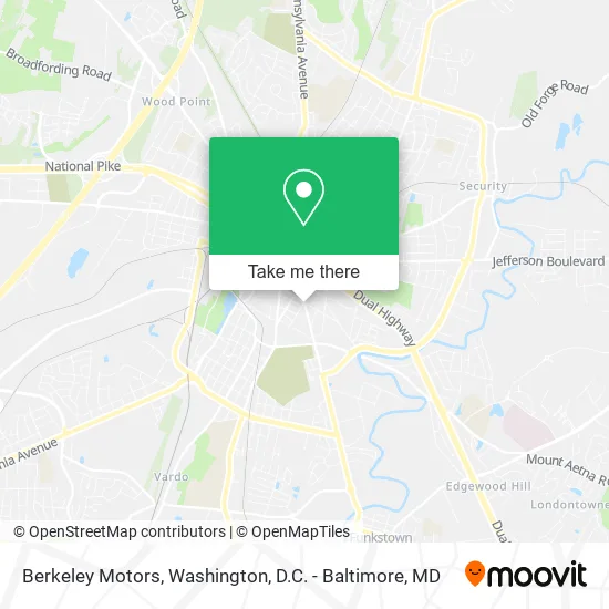 Mapa de Berkeley Motors