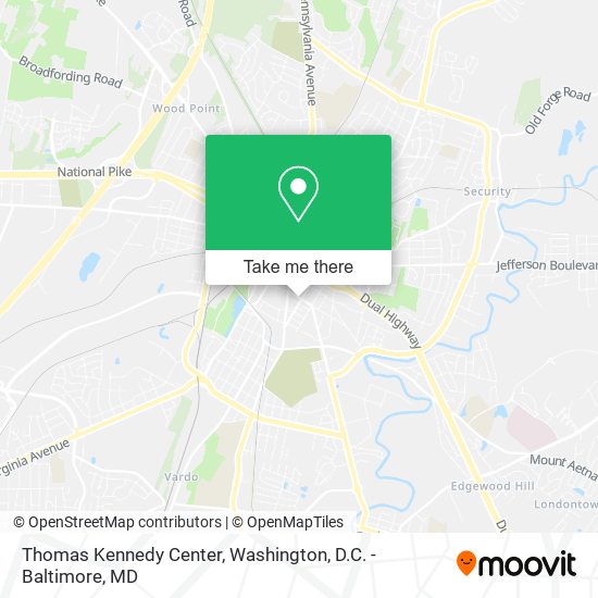 Mapa de Thomas Kennedy Center