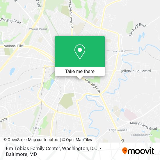 Mapa de Em Tobias Family Center