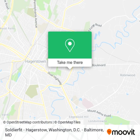 Soldierfit - Hagerstow map