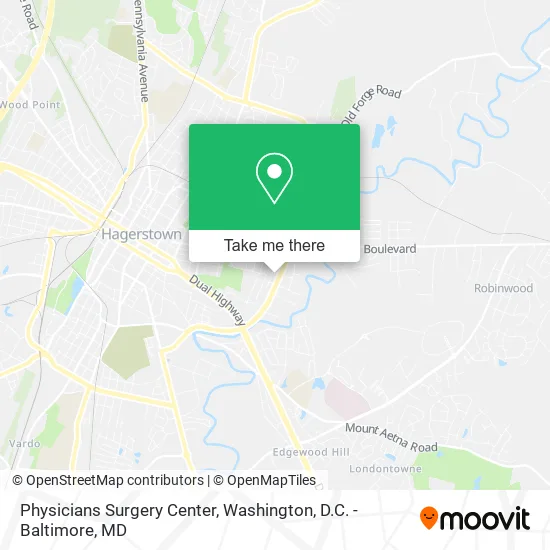 Physicians Surgery Center map