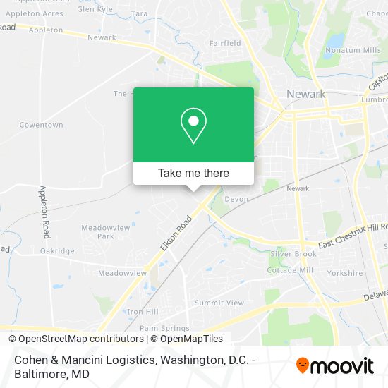 Mapa de Cohen & Mancini Logistics