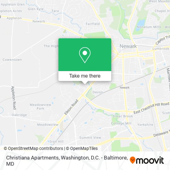 Mapa de Christiana Apartments