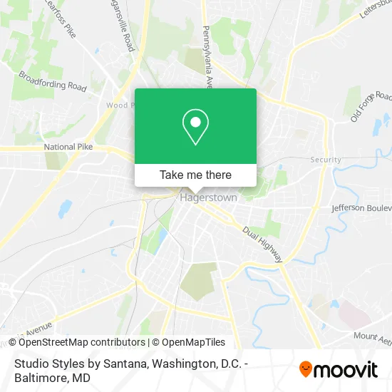 Studio Styles by Santana map