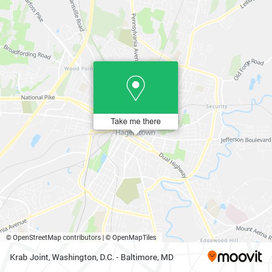 Krab Joint map