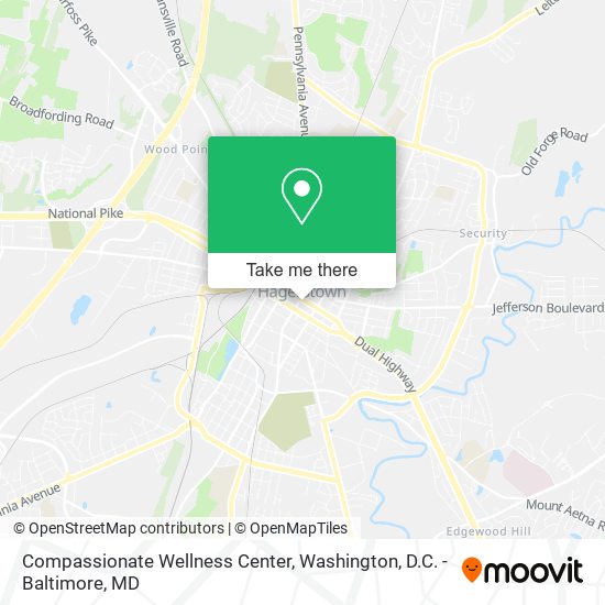Mapa de Compassionate Wellness Center