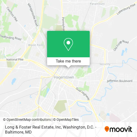 Long & Foster Real Estate, Inc map