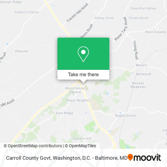Mapa de Carroll County Govt