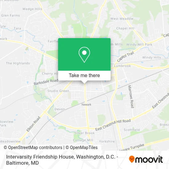 Intervarsity Friendship House map