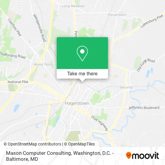 Mason Computer Consulting map