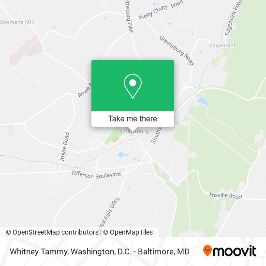 Whitney Tammy map