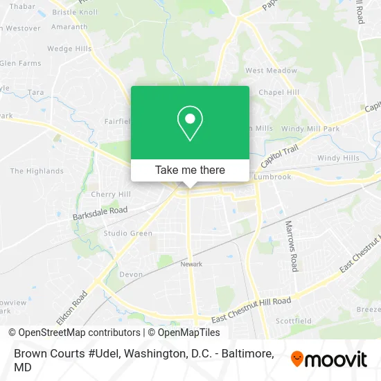 Brown Courts #Udel map