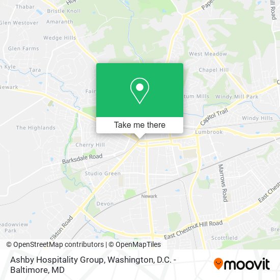 Mapa de Ashby Hospitality Group