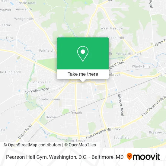 Pearson Hall Gym map