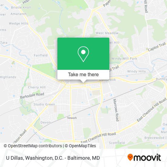 U Dillas map