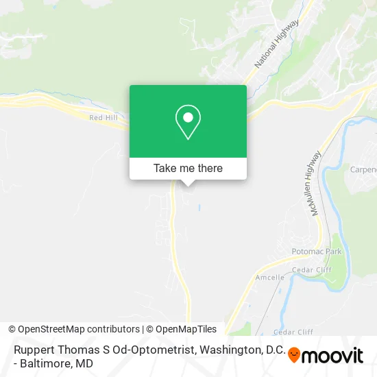 Ruppert Thomas S Od-Optometrist map