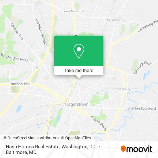 Mapa de Nash Homes Real Estate