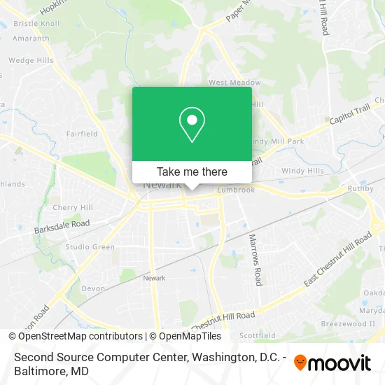 Second Source Computer Center map