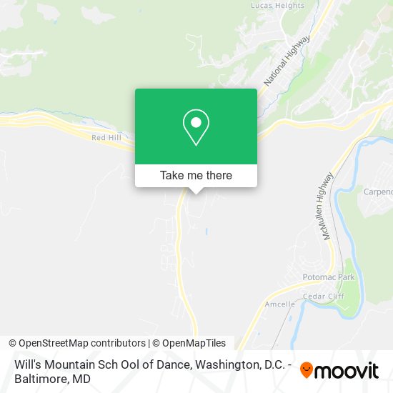 Mapa de Will's Mountain Sch Ool of Dance