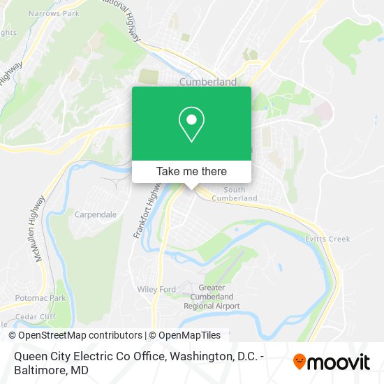 Mapa de Queen City Electric Co Office