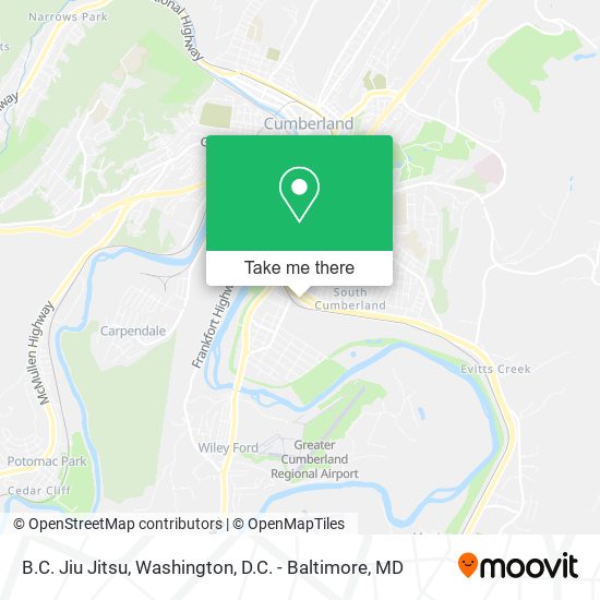 B.C. Jiu Jitsu map