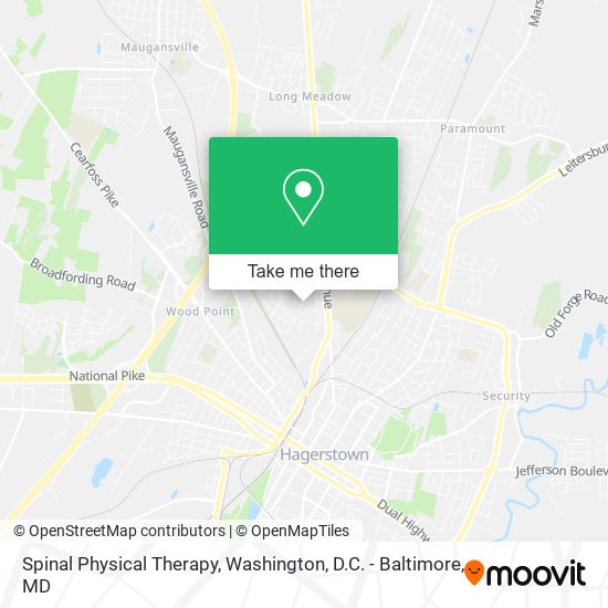 Spinal Physical Therapy map