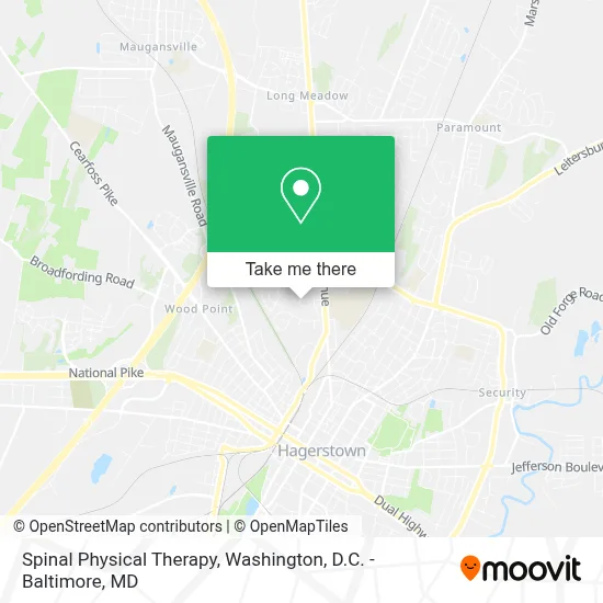 Spinal Physical Therapy map