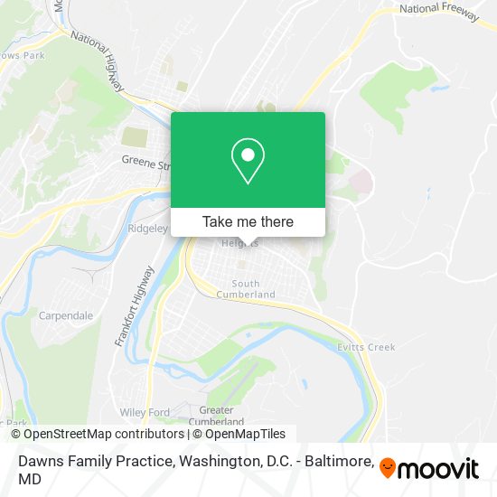 Mapa de Dawns Family Practice
