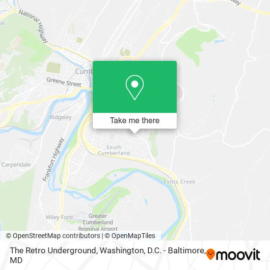 The Retro Underground map