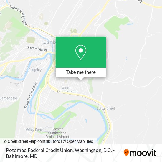 Potomac Federal Credit Union map